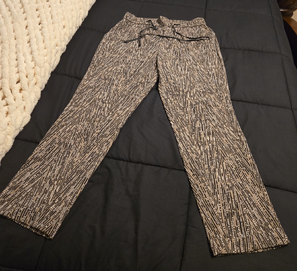 Stylish Black and White Women's Pants